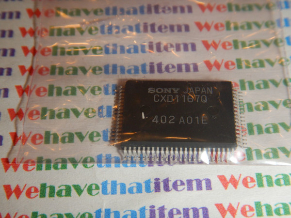 CXD1167Q / 8-752-334-28 / IC / SURFACE MOUNT / SONY /  1 PIECE (qzty)