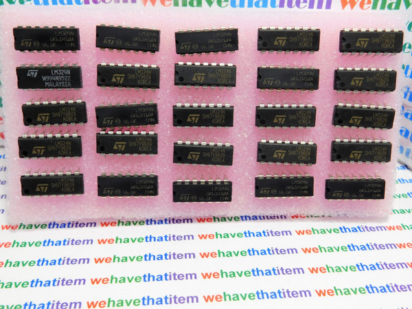 LM324N/ ST / COMPARABLE TO ECG987, NTE987/IC /DIP/ 4 PIECES (qzty)