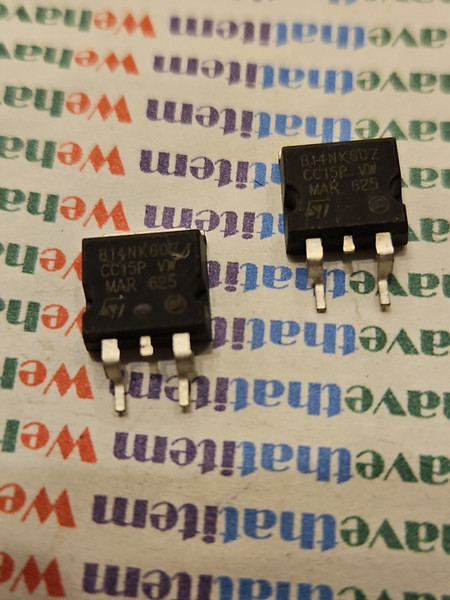 STB14NK60Z /  B14NK60Z / IC / SURFACE MOUNT / 2 PIECES (qzty)