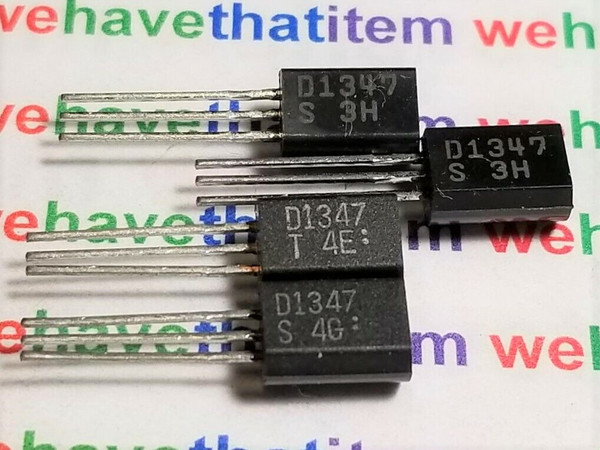2SD1347 / TRANSISTOR / TO92 EXTENDED / 4 PIECES (QZTY)