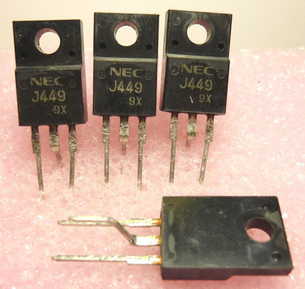 2SJ449 / PART MARKED J449 / TO220 / FET / 4 PIECES  (qzty)