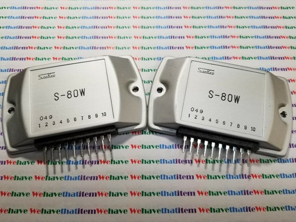 S-80W / S80W / SANKEN / ORIGINAL /SCRACHED  OR BENT LEADS 1  PIECES (qzty)