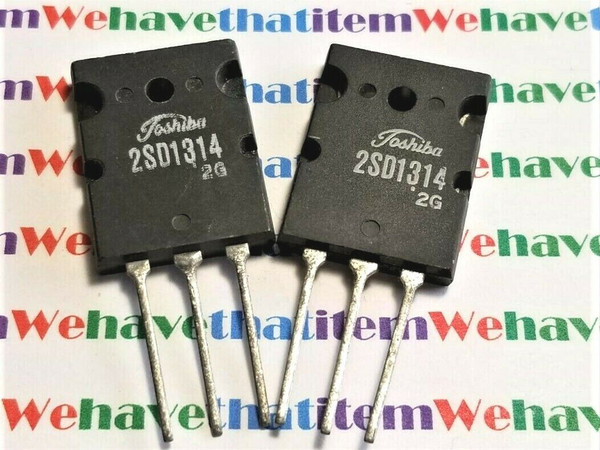 2SD1314 / TRANSISTOR / TO3P / 2 PIECES (QZTY)