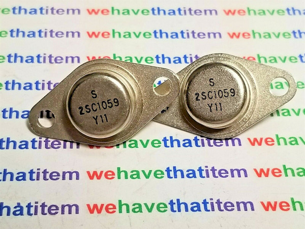 2SC1059  / TRANSISTOR / TO66 / 2 PIECES (qzty)