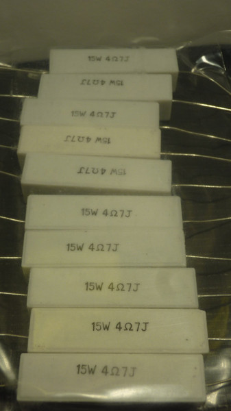 3.3ohm 2w CEMENT RESISTOR WITH AXIAL LEADS / 10 PIECES /  (qzty)