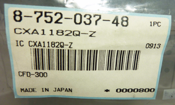 CXA1182Q-Z / IC / SURFACE MOUNT / 1 PIECE (QZTY)