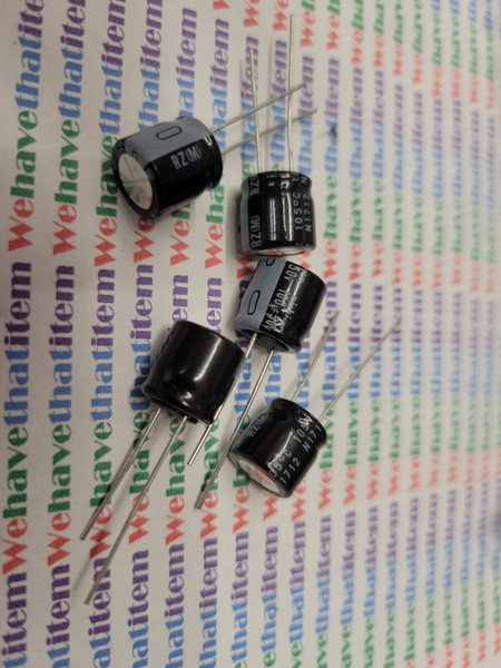 100mfd  50 volt  / ELECTROLYTIC CAPACITOR / 5 PIECES (qzty)