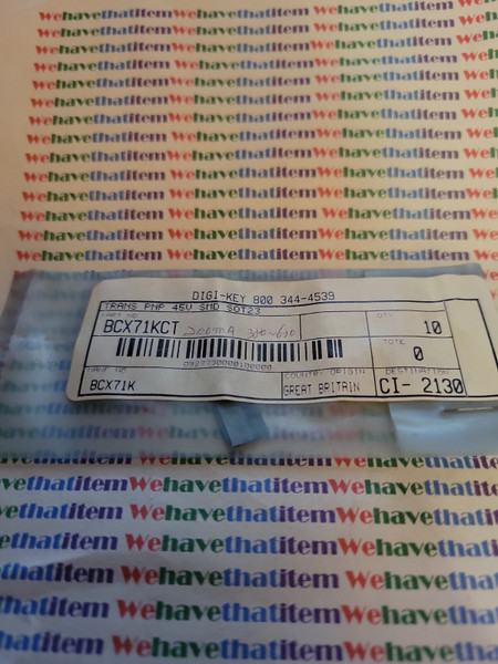 BCX71KCT / IC / SURFACE MOUNT  / 10 PIECES (qzty)