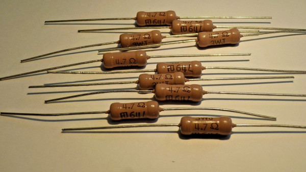 3.3ohm 3w RESISTOR /  AXIAL  RESISTOR / 5 PIECES (qzty)