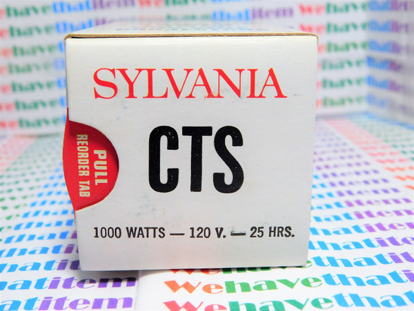 CTS /  PROJECTION LAMP, BULB / 120v 1000w / 1 PIECE (qzty)