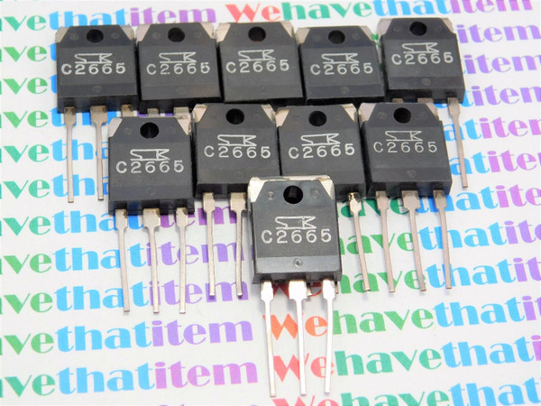 2SC2665 / COMPARABLE TO ECG390, NTE390 / TRANSISTOR / 10 PIECES (qzty)