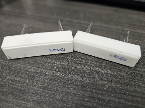 4.7OHM 5W CEMENT RESISTOR / WITH SOLDER LOGS / 5 PIECES (qzty)