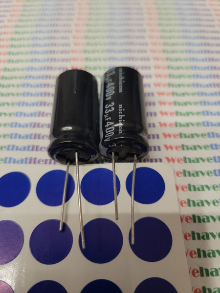 33uf 400v / ELECTROLYTIC CAPACITOR / 5 PIECES (qzty)