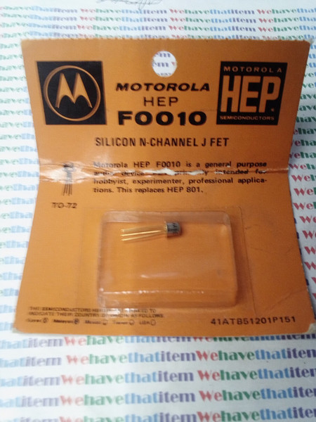 HEPF0010/ JFET/TO-72 / 1 PIECE (QZTY)