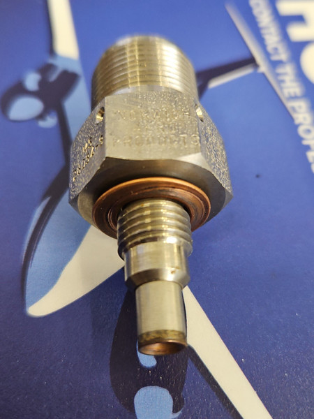 NEW MS28034-3 LEWIS AIRCRAFT TEMPERATURE SENSOR PROBE WITH COPPER WASHER