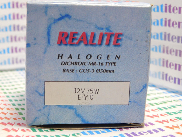 EYC / HALOGEN BULB / 12v 75w / 1 PIECE (qzty)