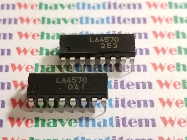 LA4570 / IC / DIP  / 2 PIECES (QZTY)