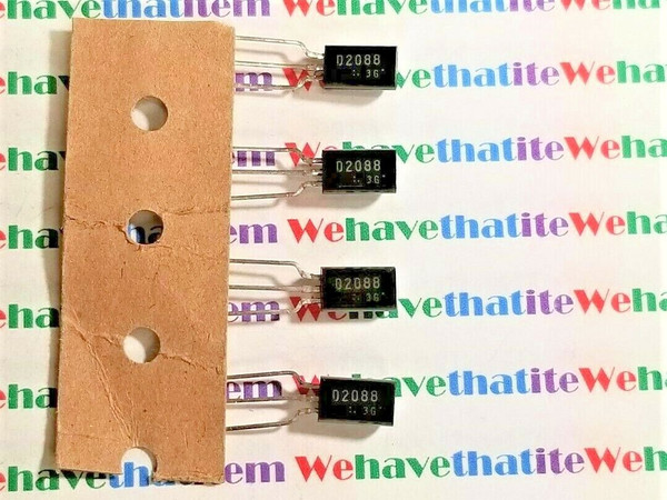 2SD2088 / D2088 / TRANSISTOR / TO92 EXTENDED / 4 PIECES (qzty)