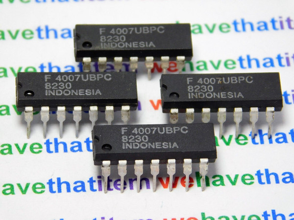 F4007UBPC / IC / DIP / 4 PIECES (qzty)