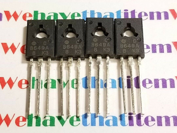 2SB649A / B649A / TRANSISTOR / TO126 / 4 PIECES (qzty)
