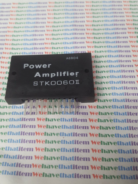 STK0060II / 1 PIECE (qzty)