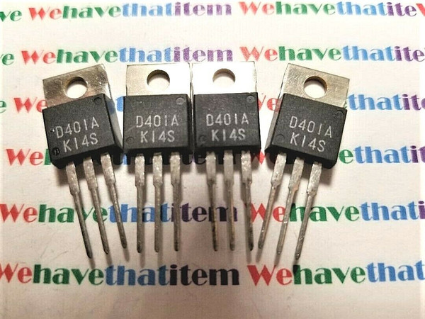 2SD401A / D401A / TRANSISTOR / TO220 / 4 PIECES (qzty)