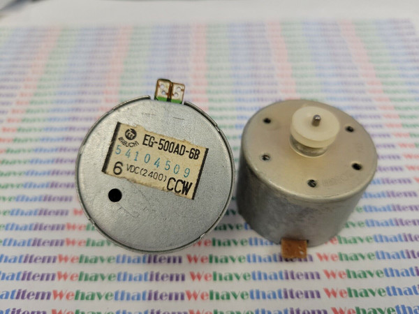 EG-500AD-6B / DC MOTOR / 6v 2400rpm / 1 PIECE / (qzty)