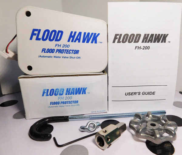 FLOOD HAWK FH200 / EMERGENCY FLOOD DETECTION SHUT-OFF DEVICE / 1 PIECE (qzty)