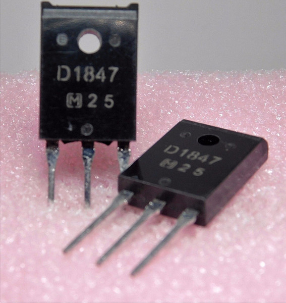 2SD1847 / D1847 / TRANSISTOR / TO3P / 2 PIECES (qzty)