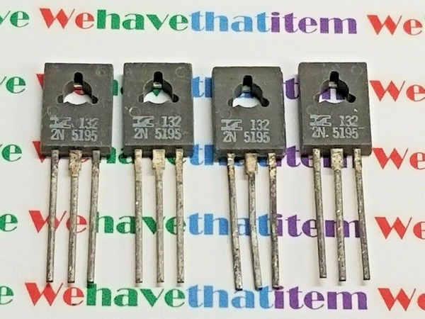 2N5195 / CROSSES TO ECG185, NTE185 / TRANSISTOR / 4 PIECES (qzty)