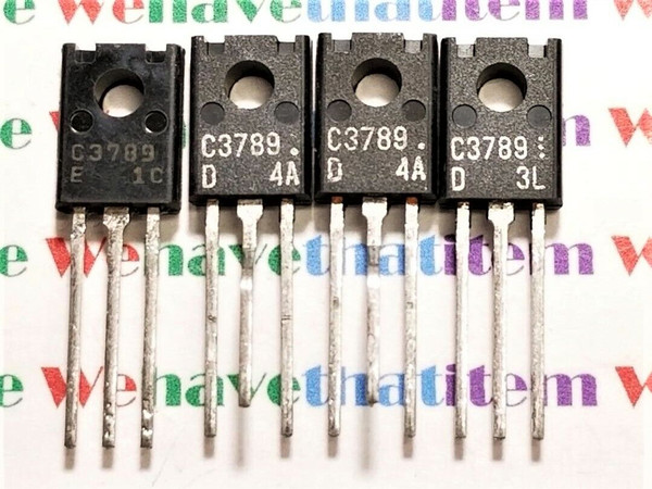 2SC3789 / C3789 / TRANSISTOR / TO126 / 4 PIECES (QZTY)