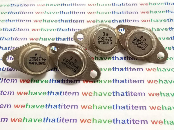 2SD470B / TRANSISTORS / TO66 / 2 PIECES (qzty)