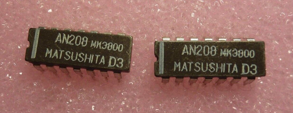 AN208 / COMPARABLE TO ECG1136, NTE1136 / IC / DIP / 2 PIECES /  (qzty)