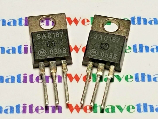 SAC187 / TRIAC / TO220 / 2 PIECES (qzty)