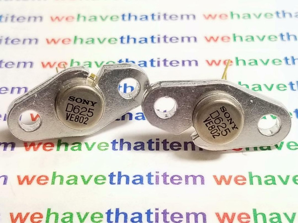 2SD625 / D625 / SONY 8-727-580-26 /TRANSISTOR/TO5 ON A HEAT SINK/2 PIECES (qzty)