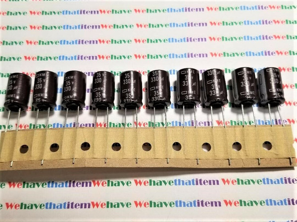 330uf 35v /  ELECTROLYTIC CAPACITOR / 105 DEGREE / 20 PIECES (qzty)