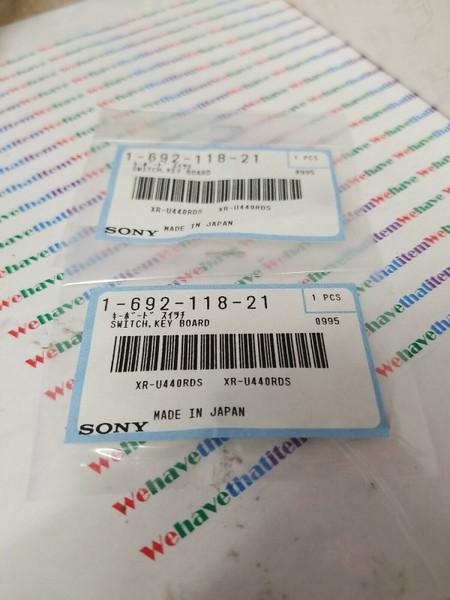 XR-U440RDS / SWITCH, KEY BOARD / SONY 1-692-118-21 / 2 PIECES /(qzty)