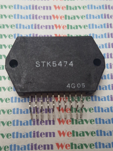 STK5474 / IC / VOLTAGE REGULATOR / SIP / 1 PIECE (qzty)