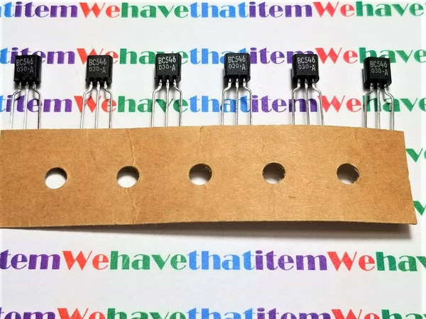 BC546A / TRANSISTOR / TO92 / 6 PIECES (qzty)