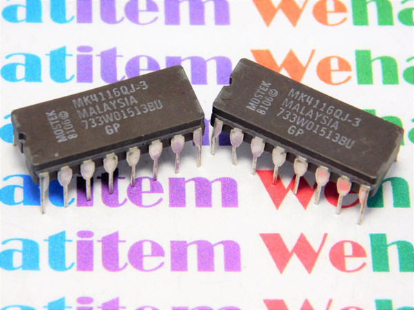 MK4116QJ-3 / IC / DIP / 2 PIECES /  (qzty)