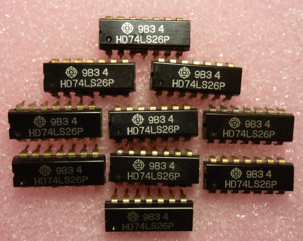 HD74LS26P / DIP / Quadruple 2-input High-voltage Interface / 10 PIECES  (qzty)
