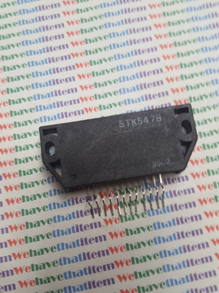 STK5478 / IC / VOLTAGE REGULATOR / SIP / 1 PIECE (qzty)