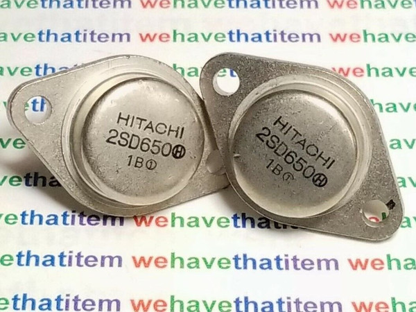 2SD650 / TRANSISTOR / TO3 / 2 PIECES (qzty)