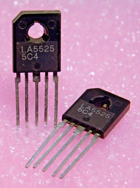 LA5525 / IC / 5 PIN SIP / 2 PIECES (qzty)