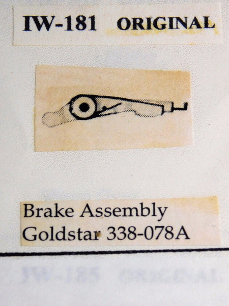 GOLDSTAR / 442-333A / BRAKE ASSEMBLY / IW181 / 1 PIECE (qzty)