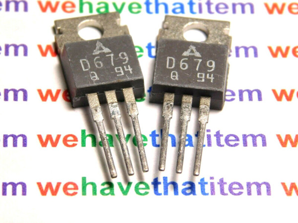 2SD679 / TRANSISTOR / TO220 / 2 PIECES /  (qzty)