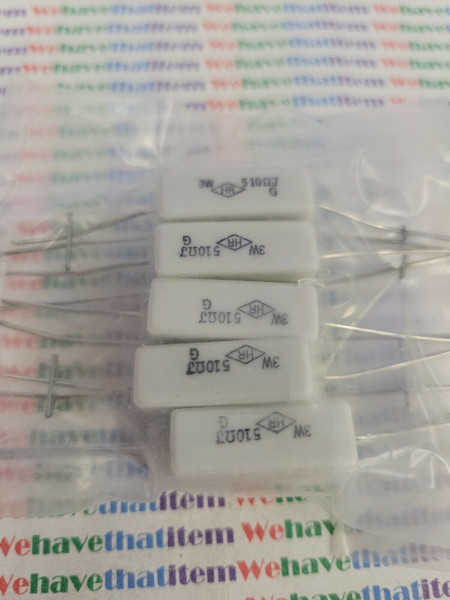 510ohm 3w AXIAL CEMENT RESISTOR / 10 PIECES (qzty)