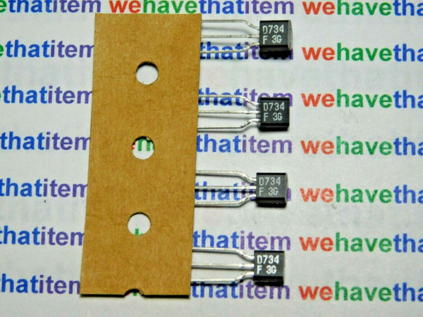 2SD734 / TRANSISTOR / TO92 / FORMED LEADS / 4 PIECES (qzty)