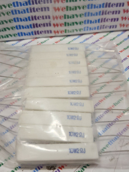 2ohm 10w RESISTOR / AXIAL CEMENT RESISTOR / (10 PIECES) (qzty)
