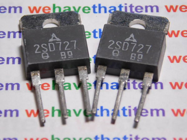 2SD727 / TRANSISTOR / TO3P / SHORT LEADS / 2 PIECES (qzty)
